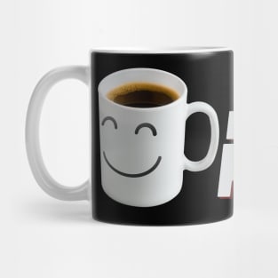 Kaffee gute Laune Tasse Lächeln Mug